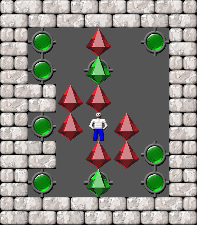 Сокобан More Bugs collections уровень 215